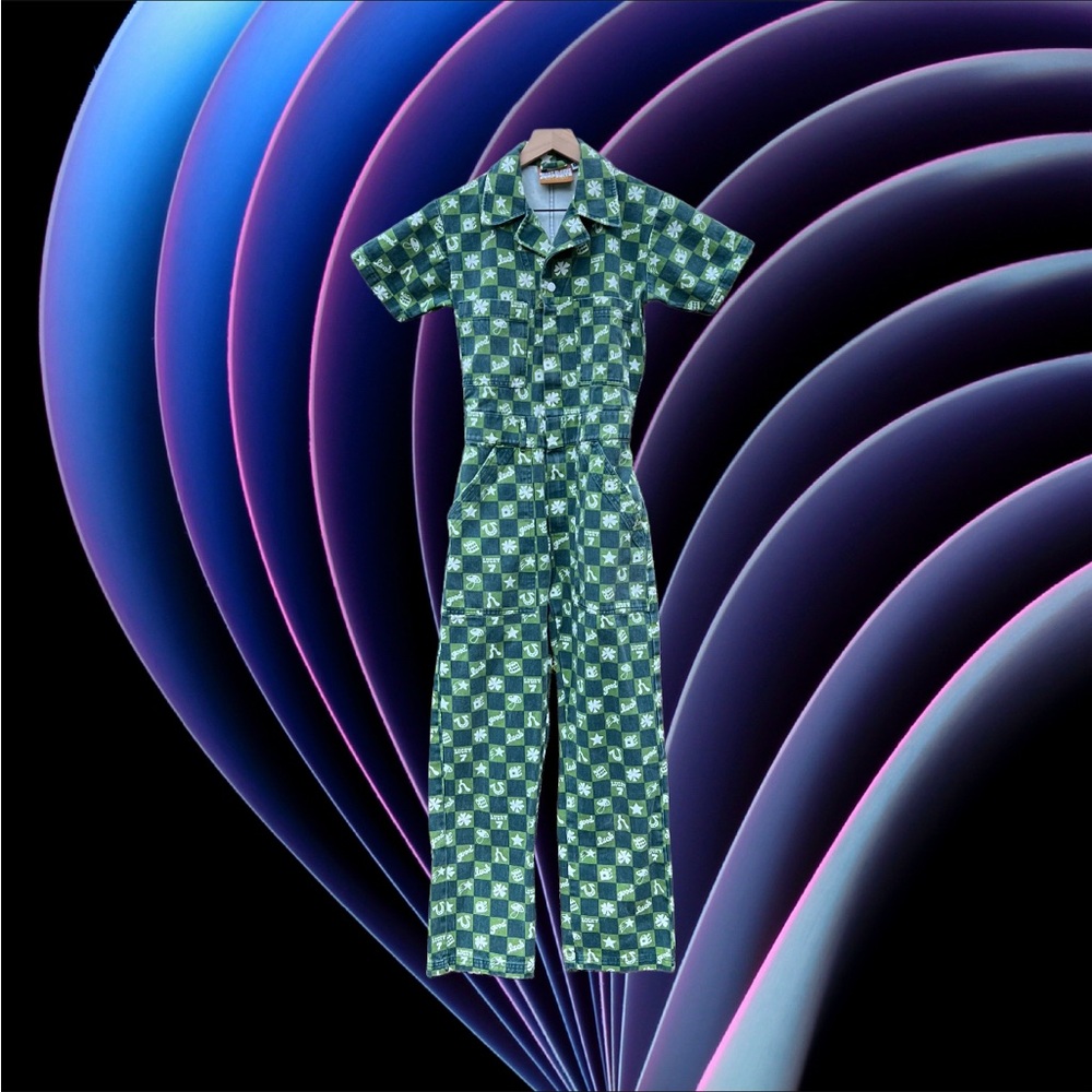Big Bud Press Lucky 7 Short Sleeve Jumpsuit Size XS